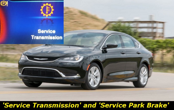 service transmission and service park brake chrysler 200